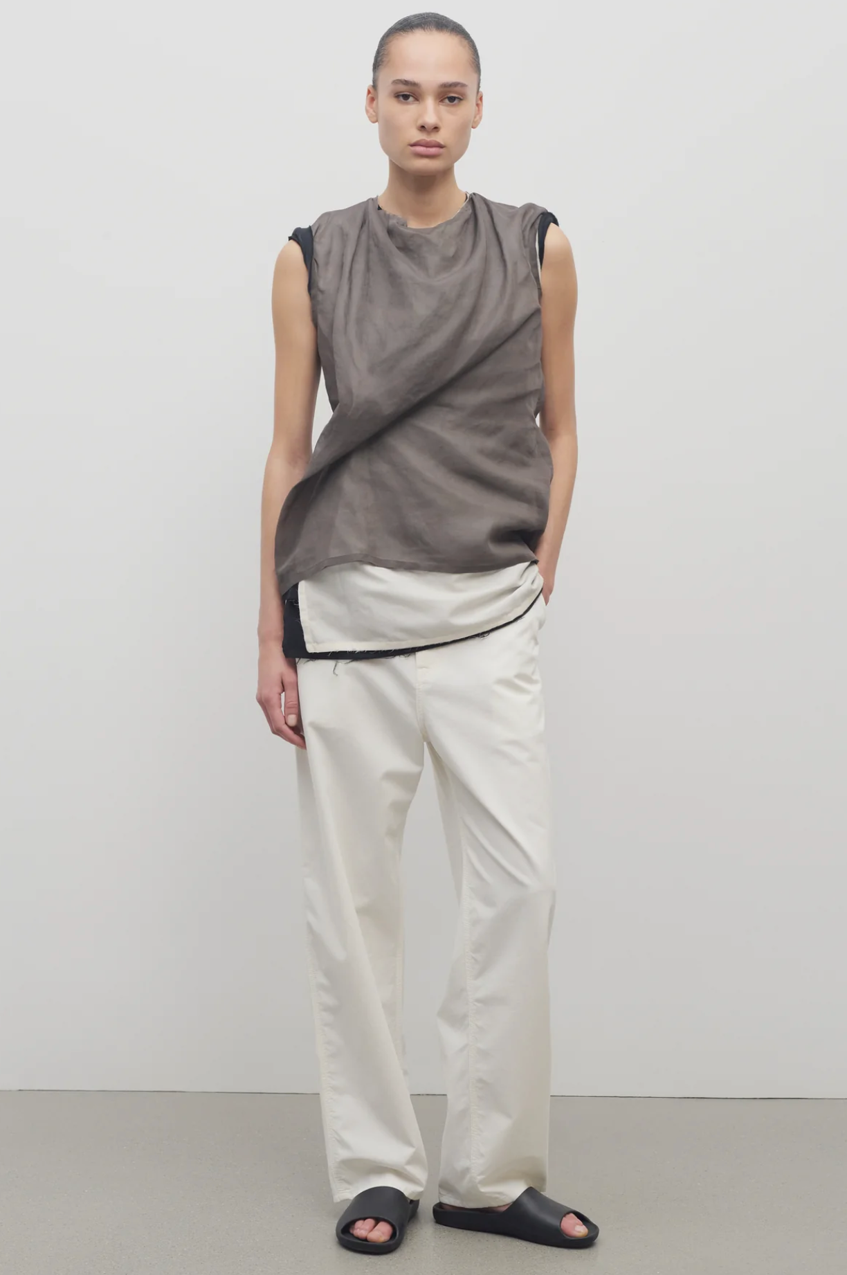 Sharka Pants Cotton Cashmere Off White