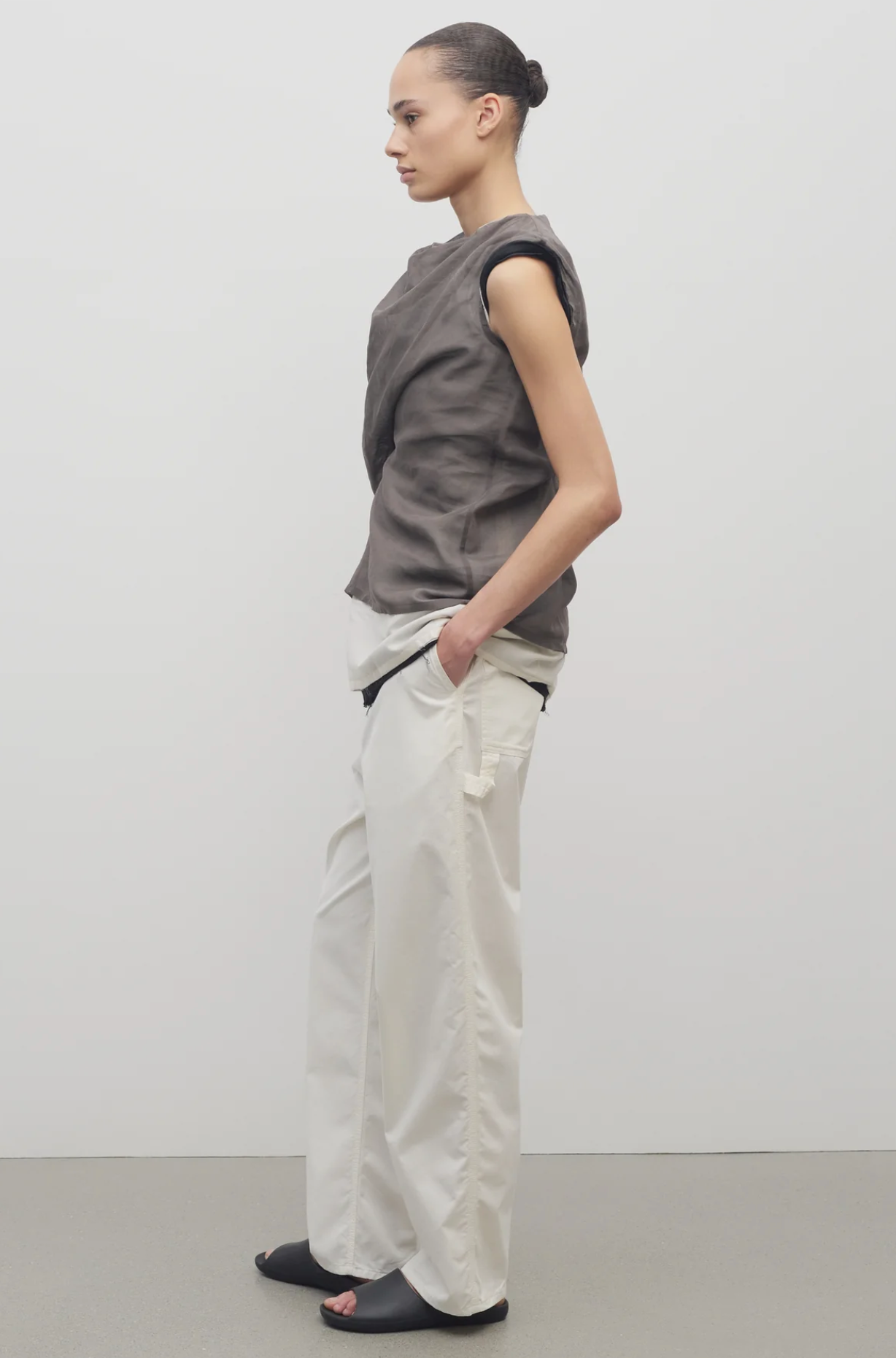 Sharka Pants Cotton Cashmere Off White