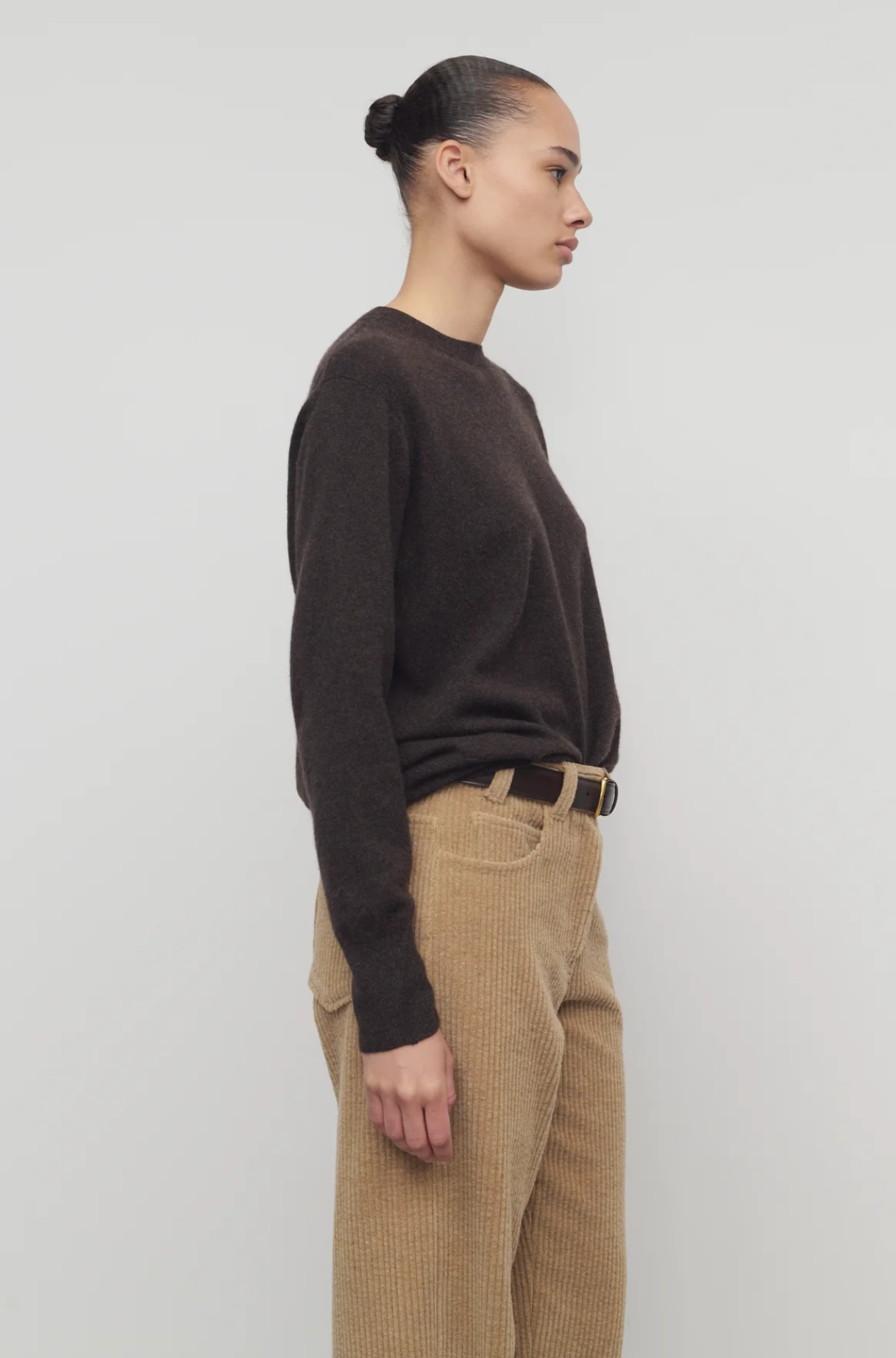 Leilani Top Brown Melange