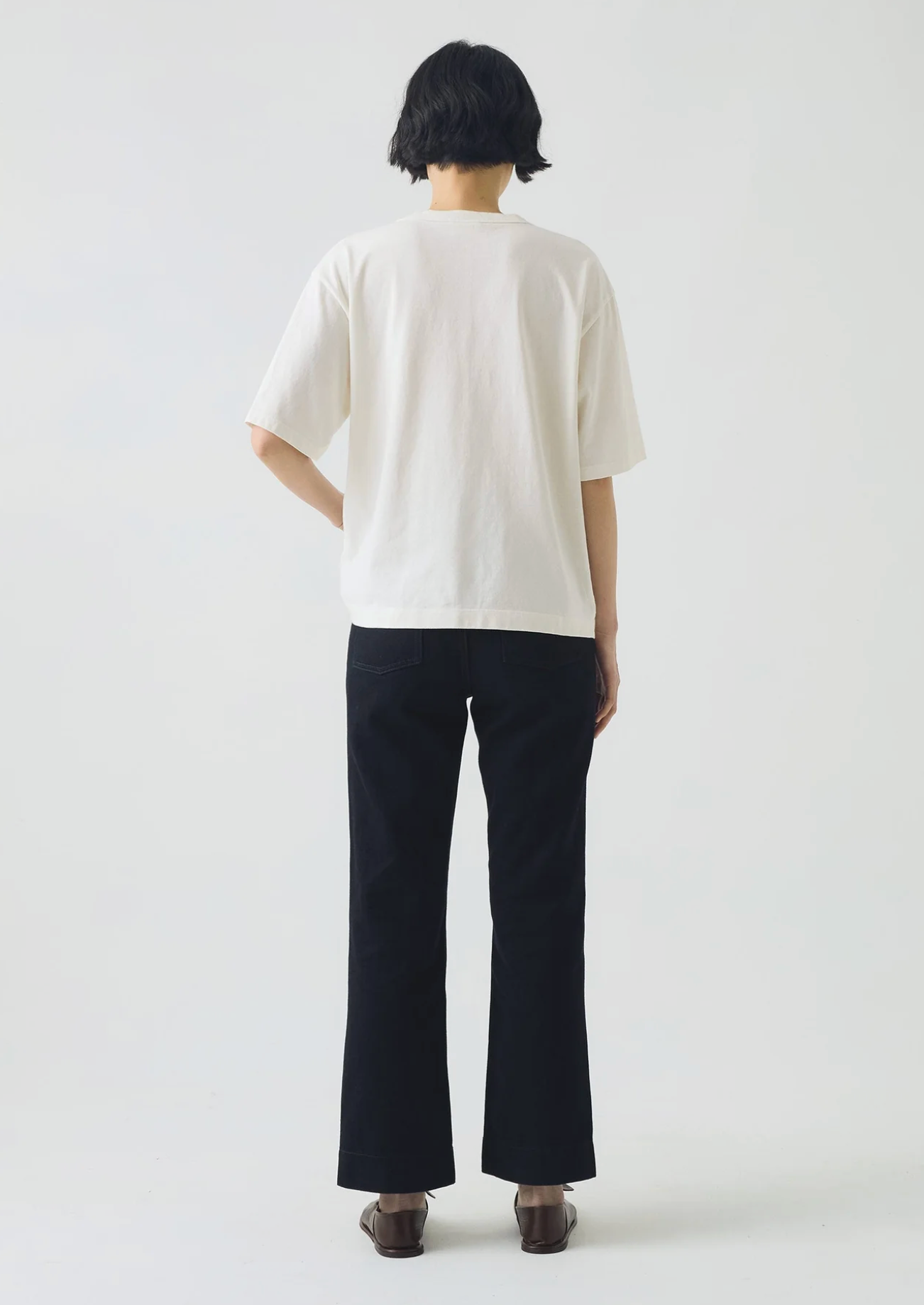 Cotton Short Sleeve Tee Paper White