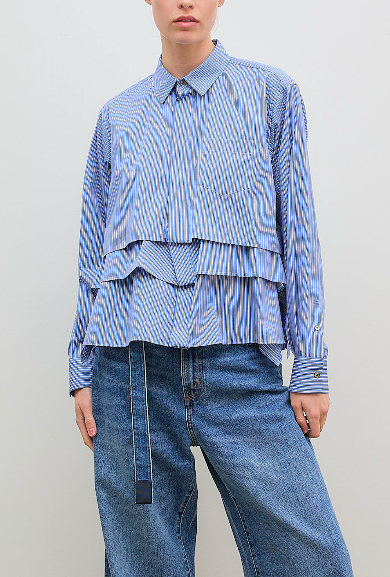 Poplin Shirt Stripe Mix