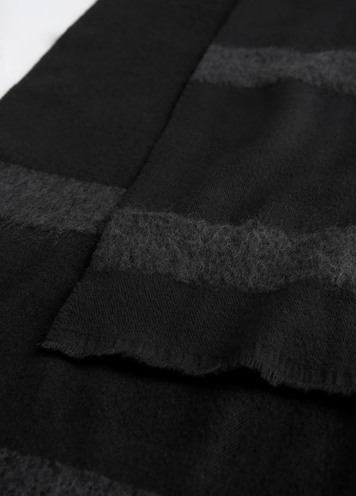 Monogram Twill Scarf Black