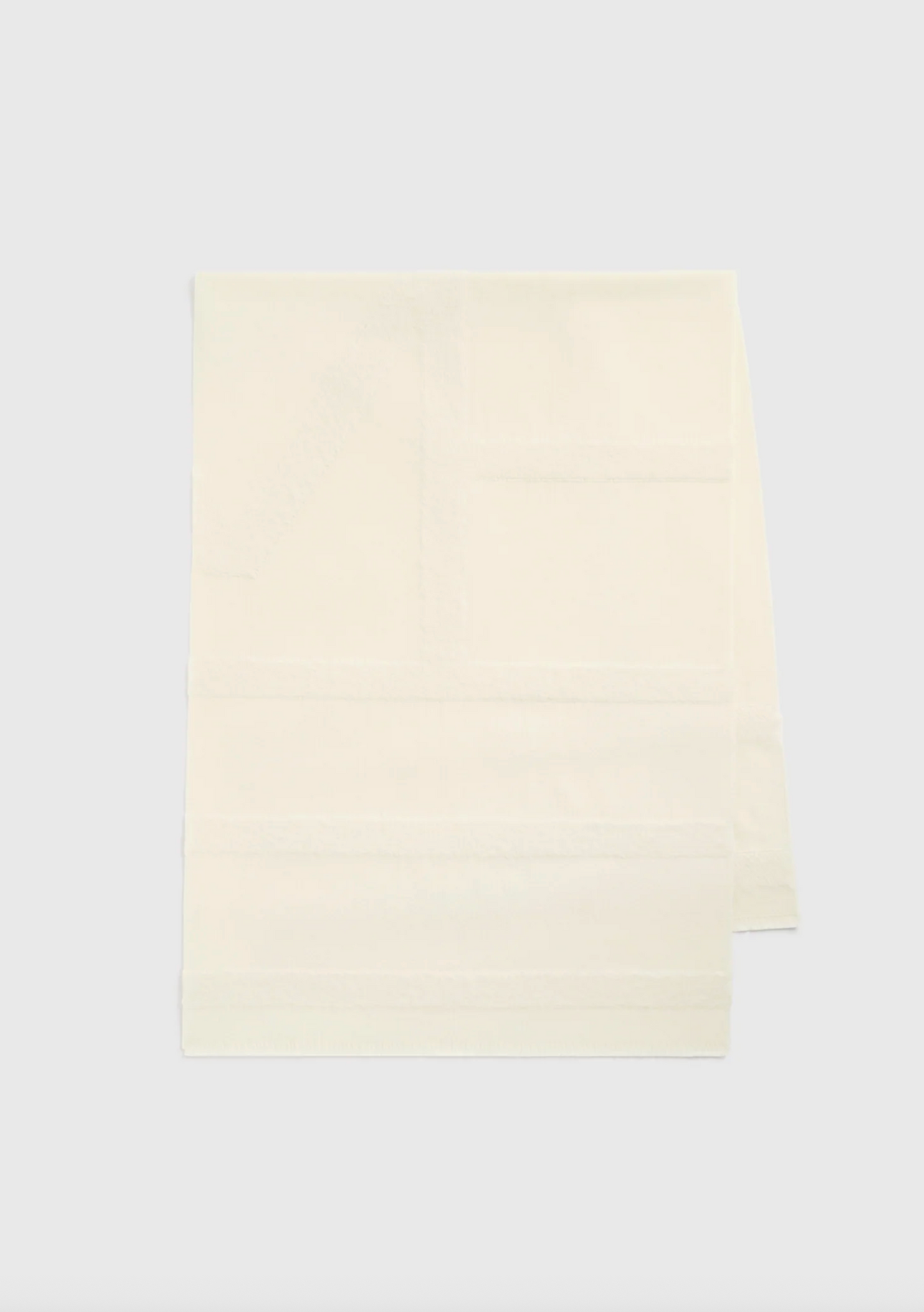Monogram Twill Scarf Off White