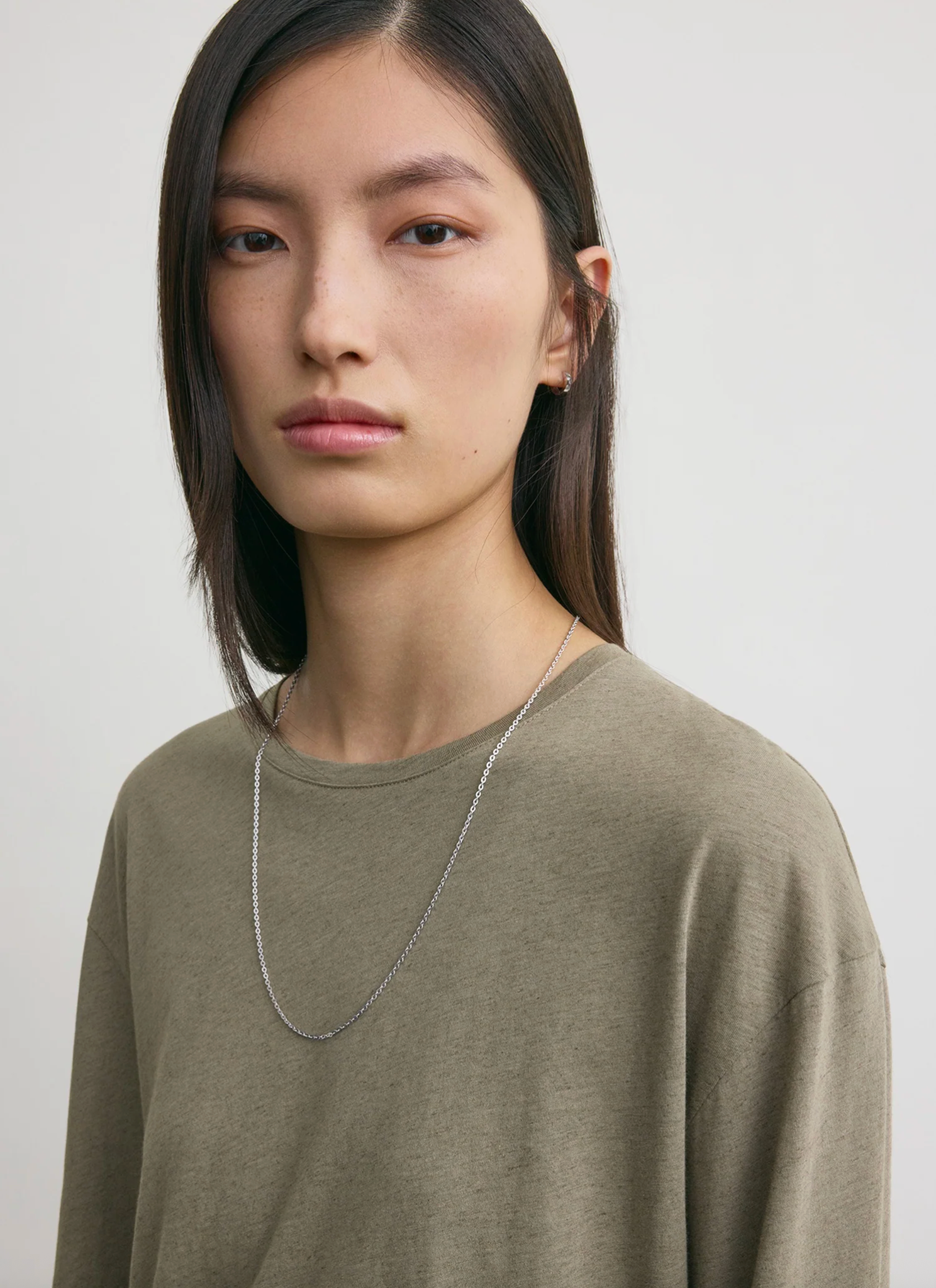 Classic Long Sleeve Tee Taupe