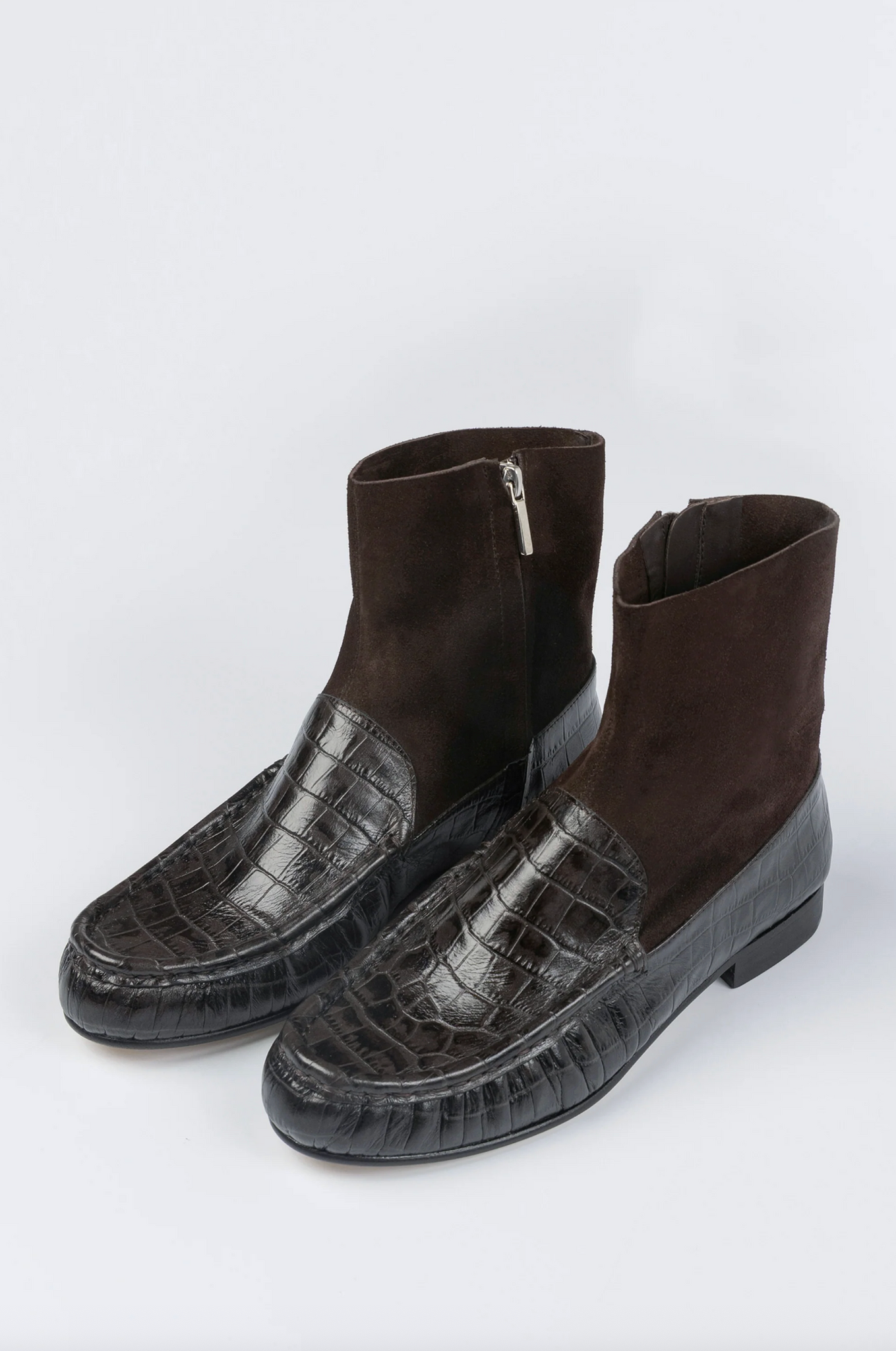 Loafer Rama Boot Crocodile Ebano