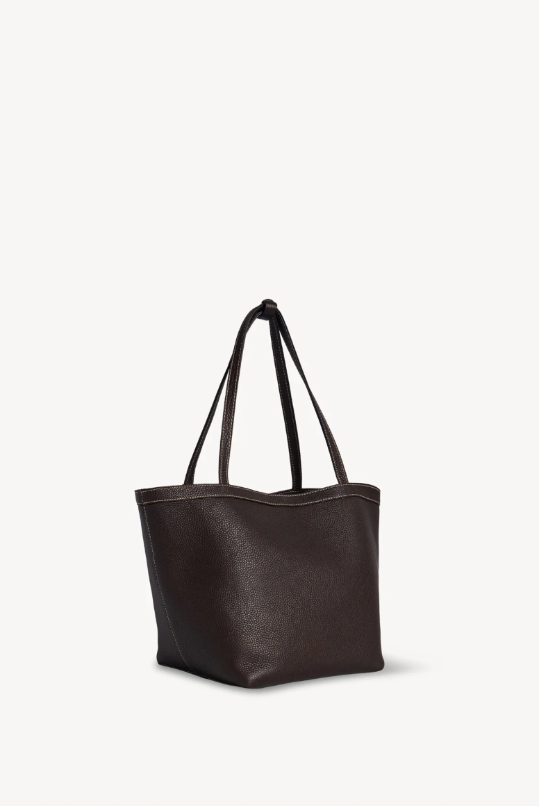 Park Tote Three Stitch Dark Brown