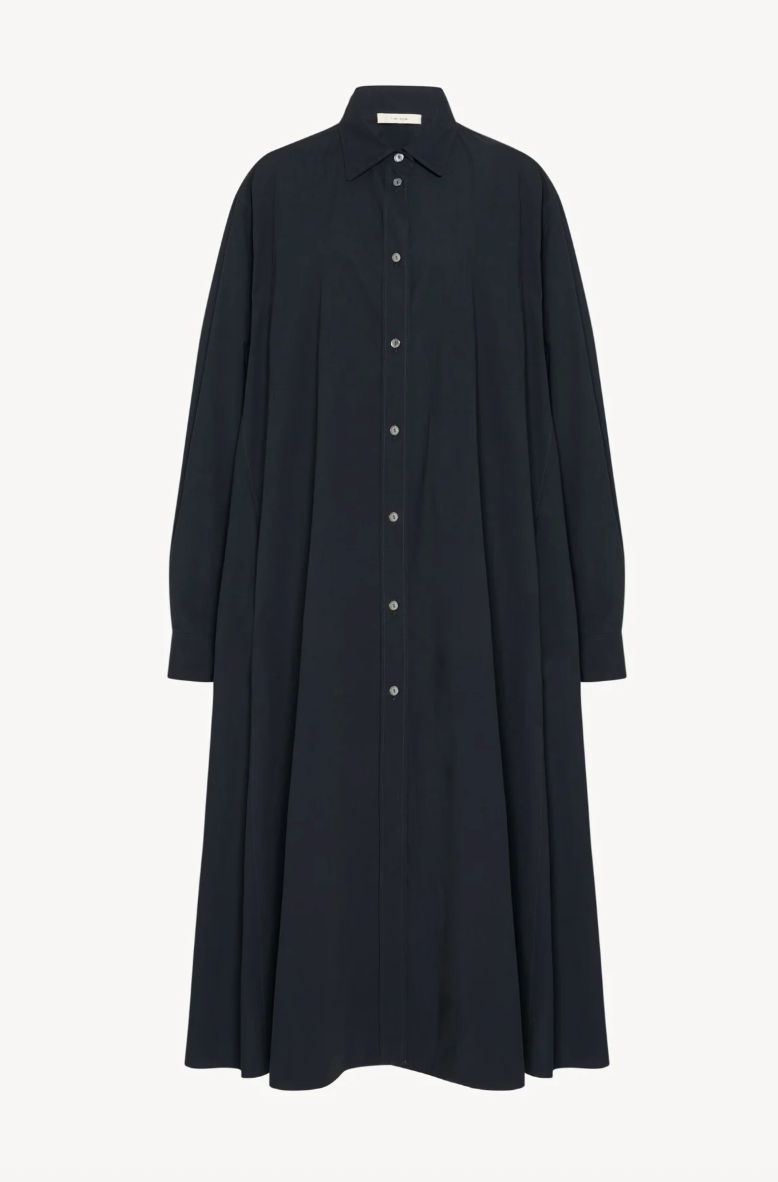 Zeph Dress Cotton Dark Navy