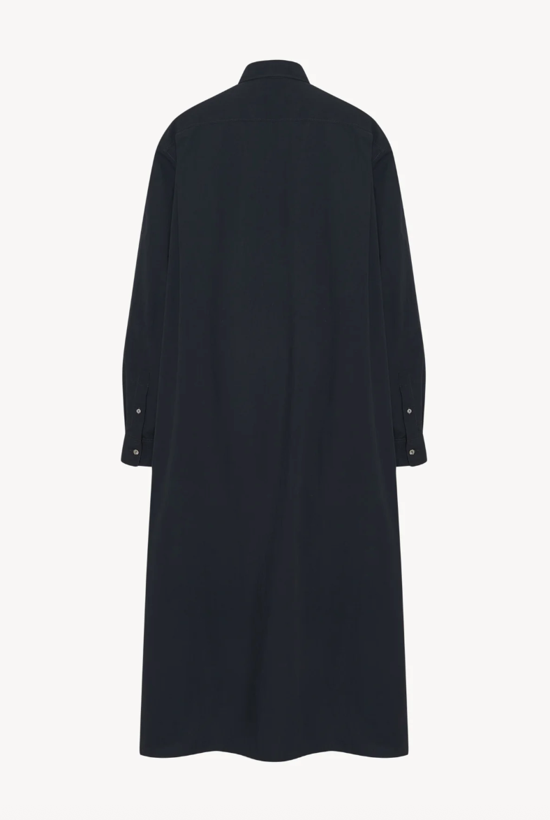 Zeph Dress Cotton Dark Navy