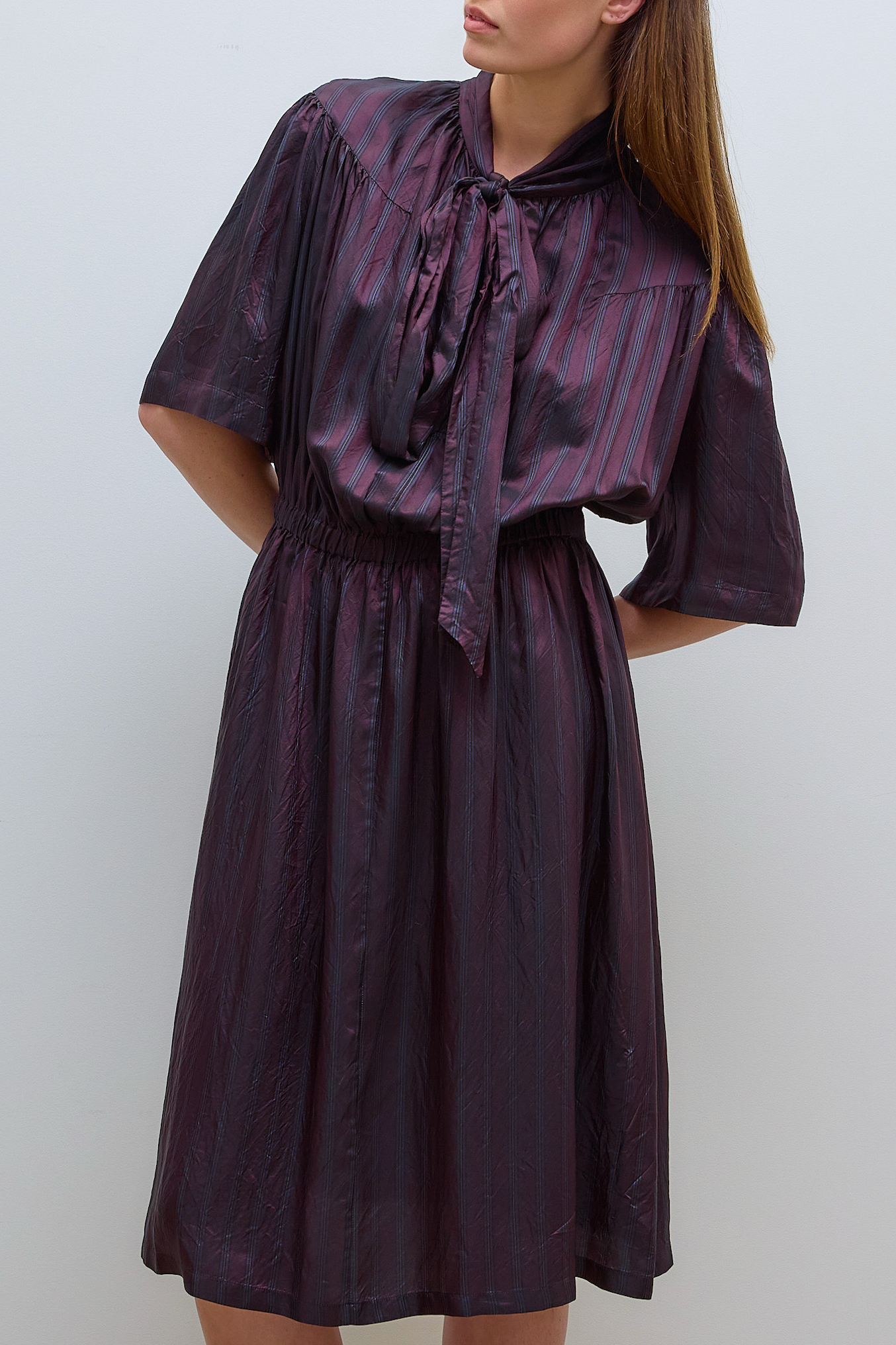 Daffino Dress Burgundy