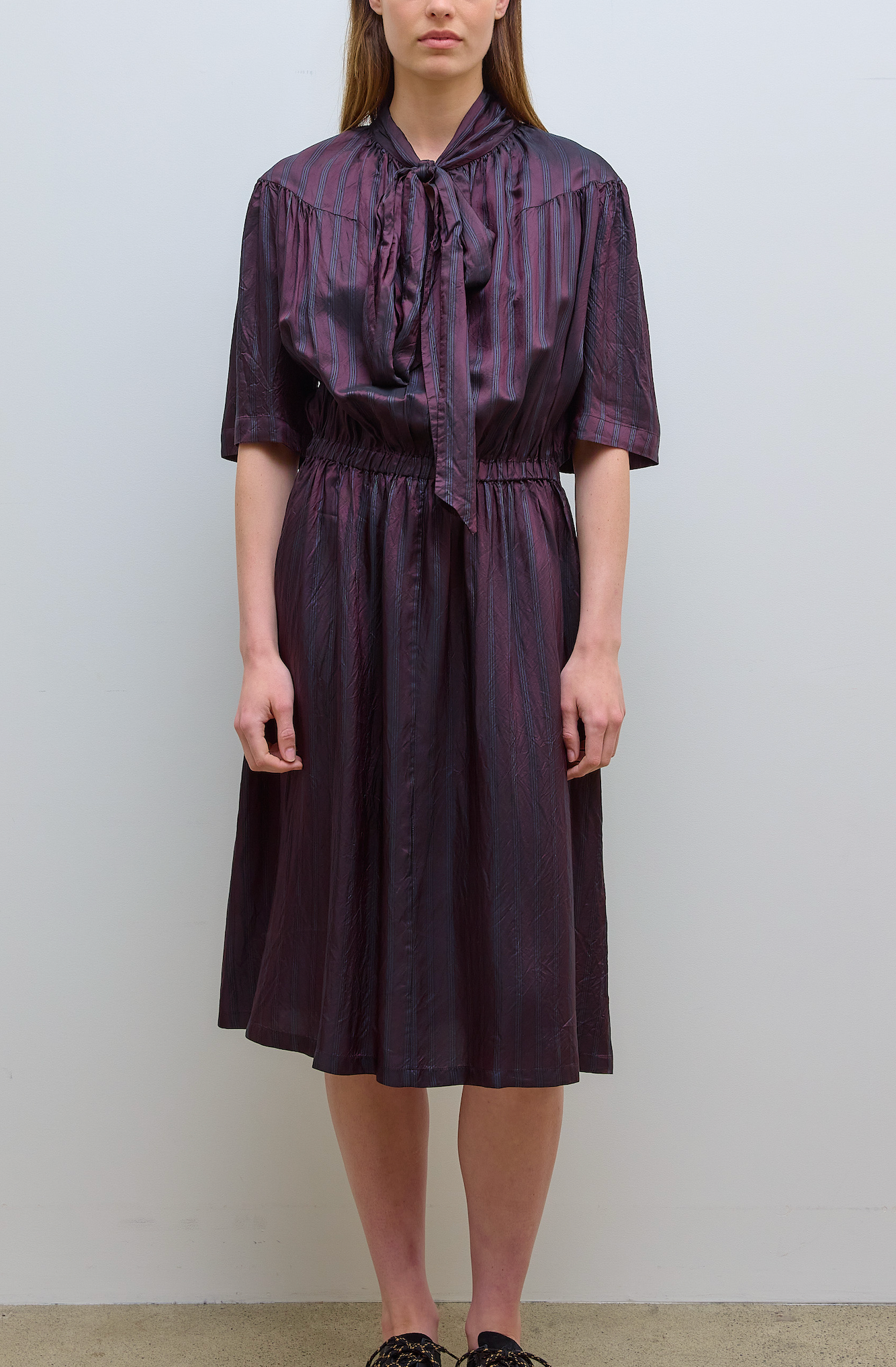 Daffino Dress Burgundy