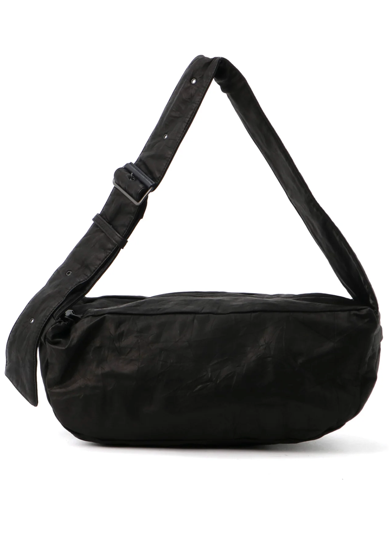 Box Shoulder Bag Leather Black