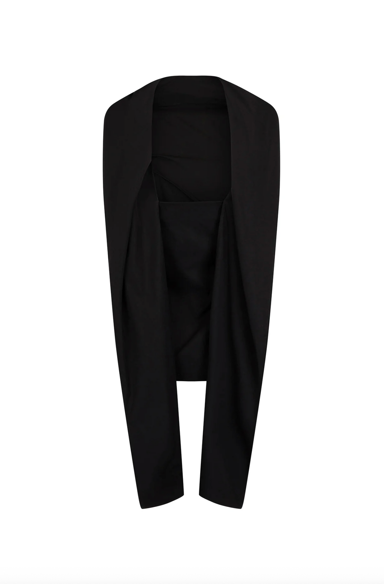 Laro Top Black Tech Taffeta