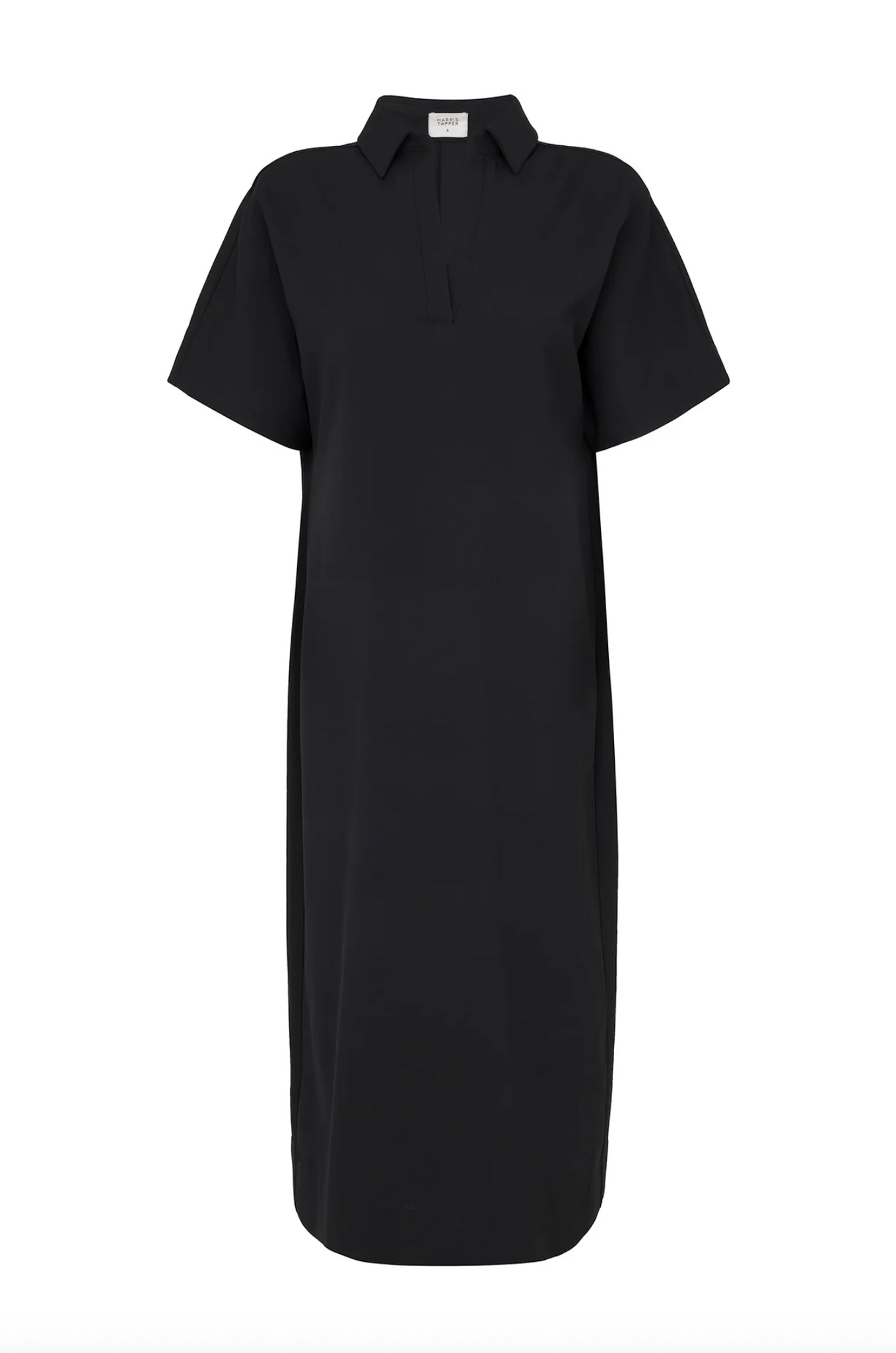 Long Polo Dress Black