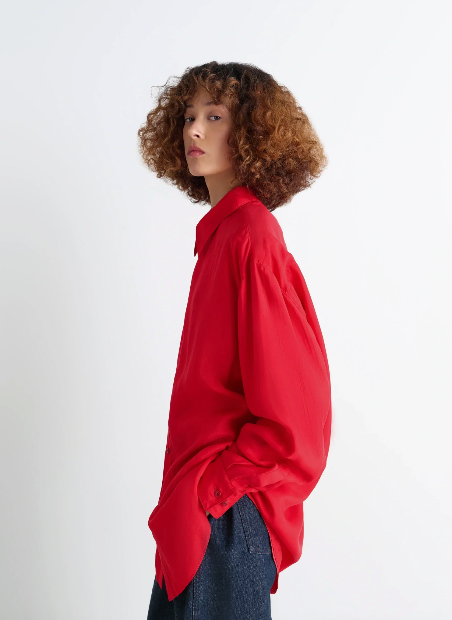 Flowing Shirt Scarlett Red