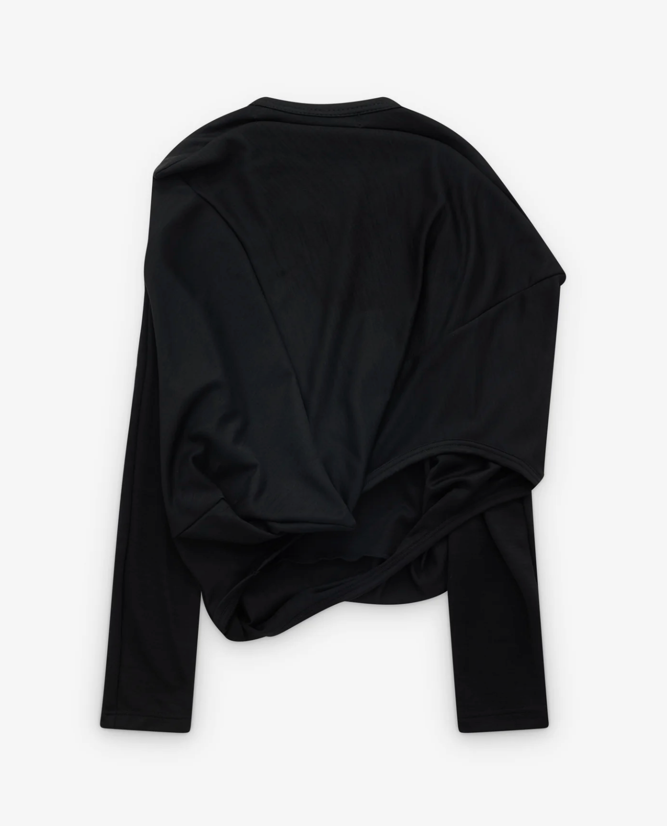 Angular Long Sleeve T-Shirt Black
