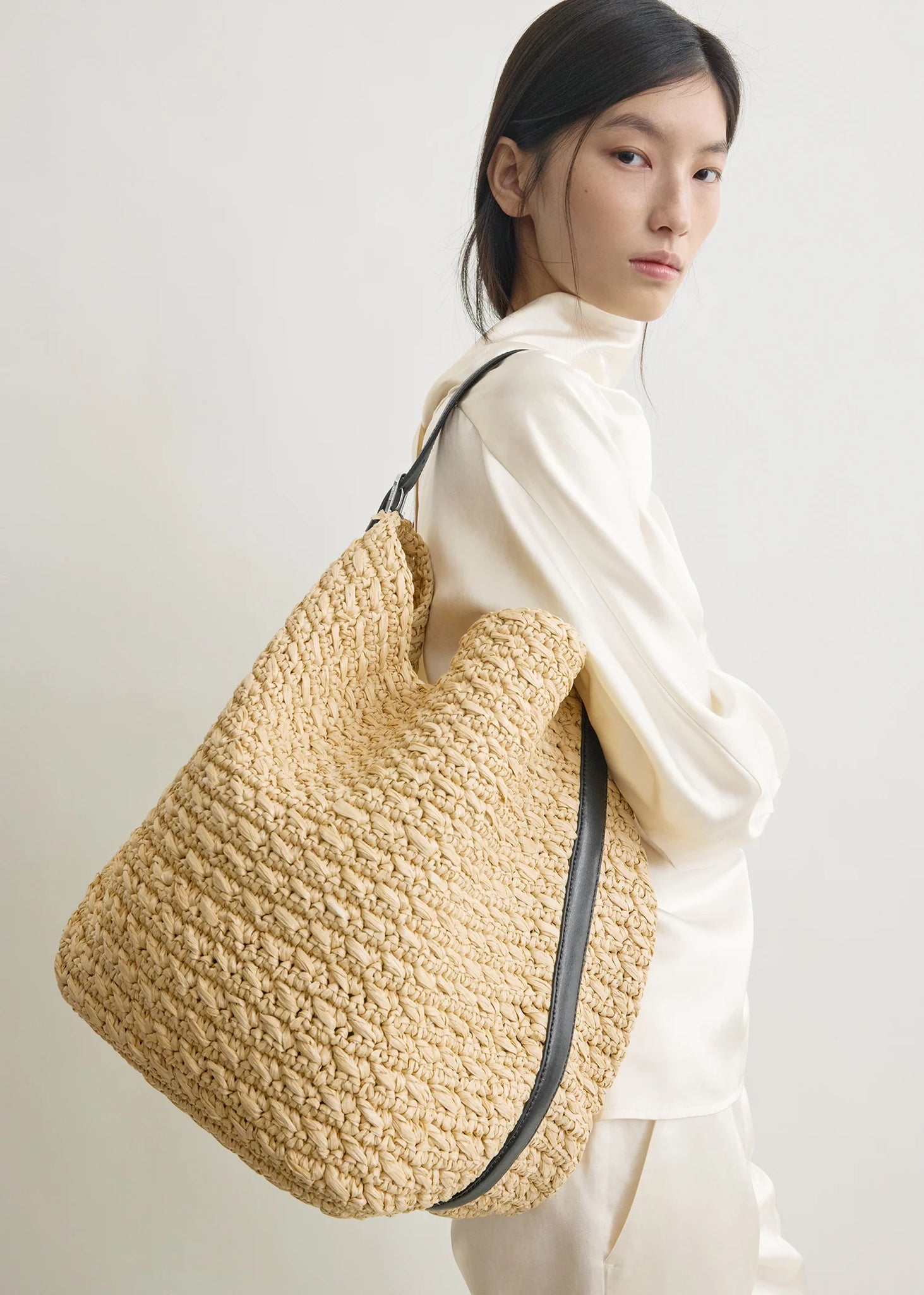 Belted Raffia Tote Natural – Scotties Boutique