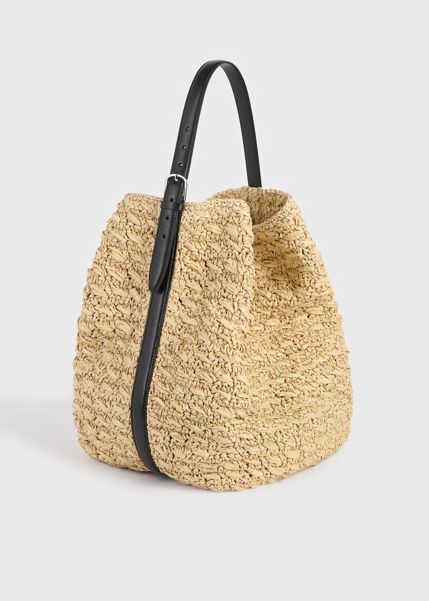 Belted Raffia Tote Natural – Scotties Boutique