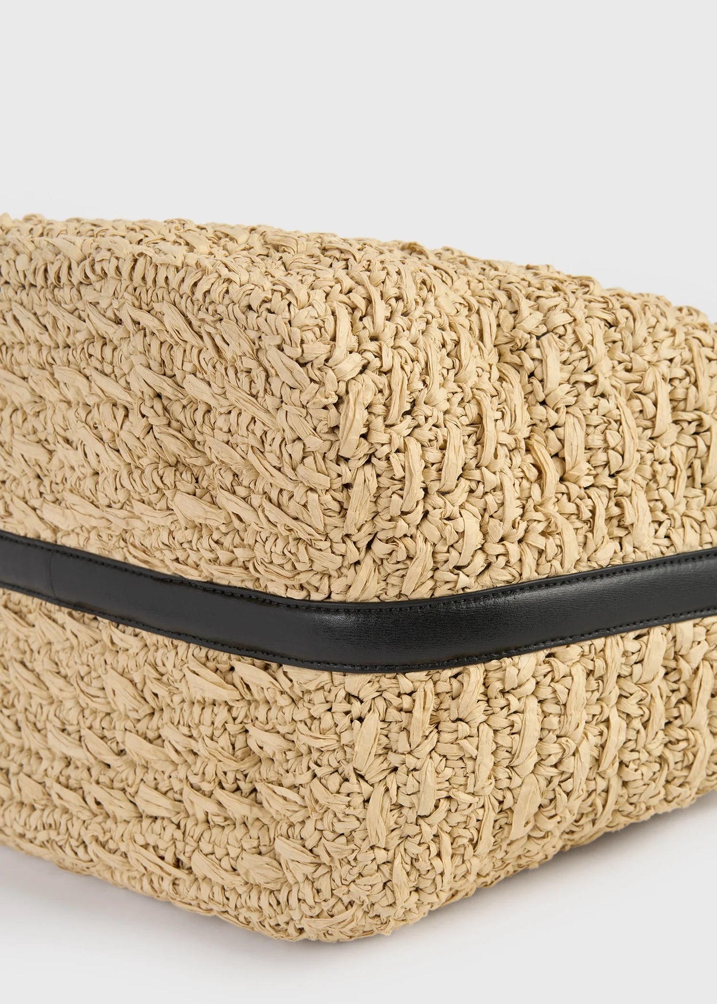 Belted Raffia Tote Natural – Scotties Boutique