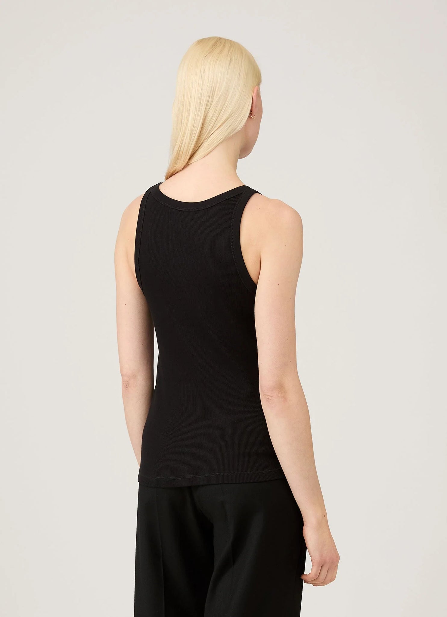 Rib Vest Black – Scotties Boutique